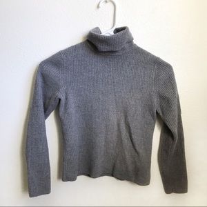 Classiques Entier Grey Turtleneck Sweater